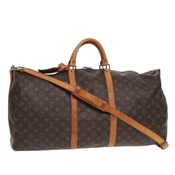 LOUIS VUITTON Monogram Keepall Bandouliere 60 Boston Bag M41412 LV Auth am6512 - Picture 1 of 16
